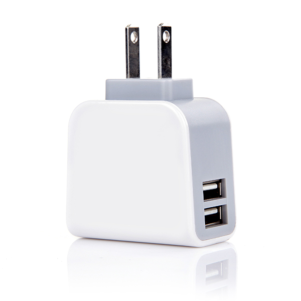 英規(guī)、美規(guī)、歐規(guī)3.1A雙USB充電器-ST30