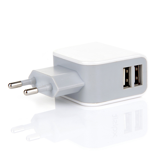 英規(guī)、美規(guī)、歐規(guī)3.1A雙USB充電器-ST30
